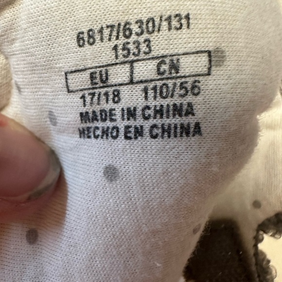 ZARA GREY DEEP PILED Velcro side strap unisex cottagecore bootie 6-9mths - Picture 9 of 10